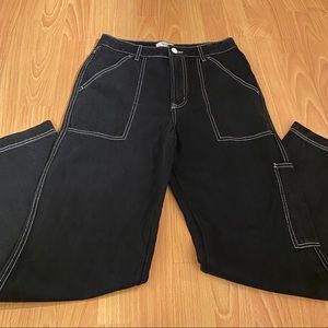 Forever 21 black carpenter jeans